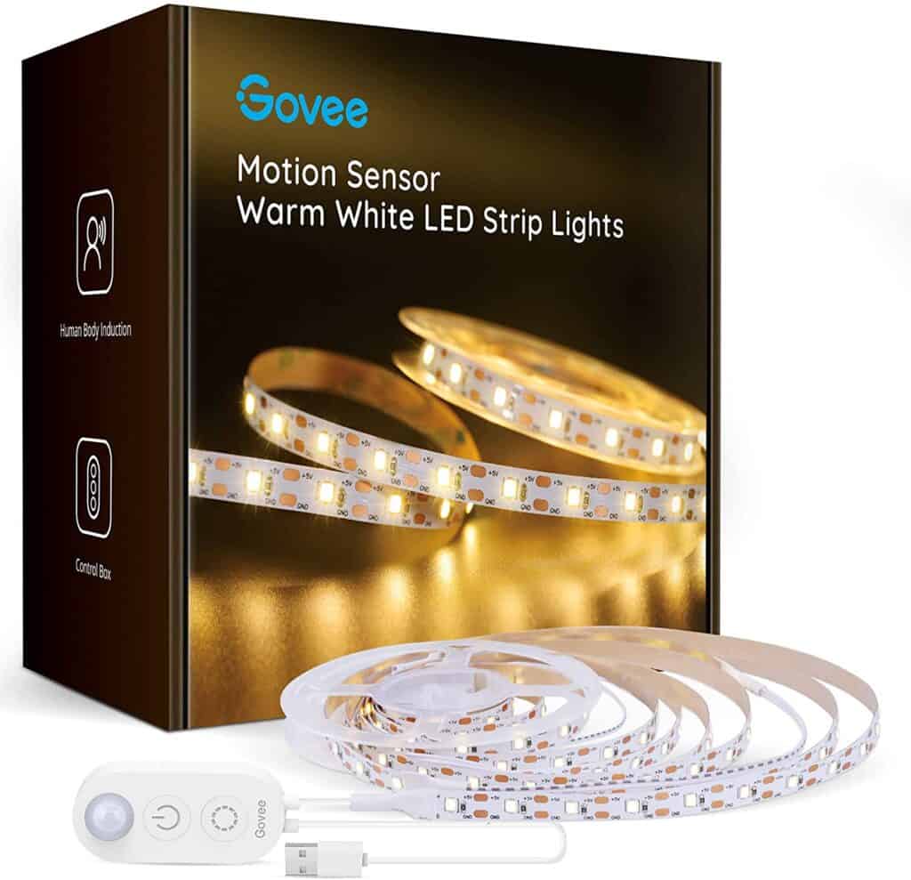 Govee motion sensor under cabinet strip light