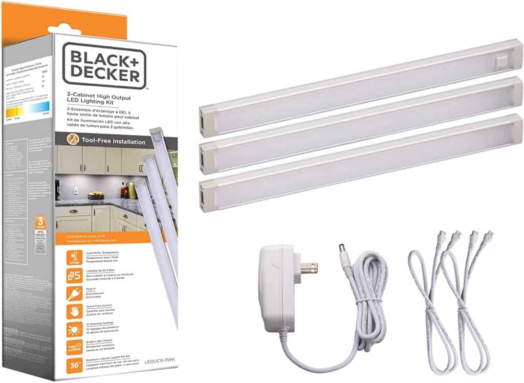 Black+Decker plugin under cabinet lighting