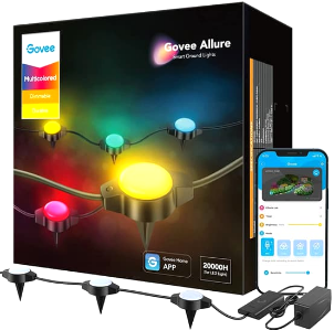 govee smart color changing landscape ground lights