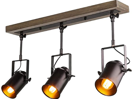 rustic track lighting