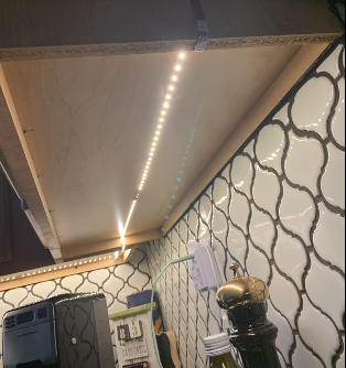under cabinet strip light