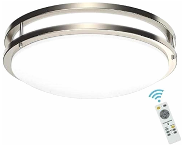 DLLT LED Flush Mount Ceiling Light With Remote Control