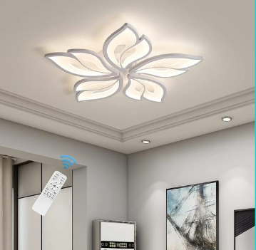 Garwarm remote control Modern Flush Mount Ceiling Light