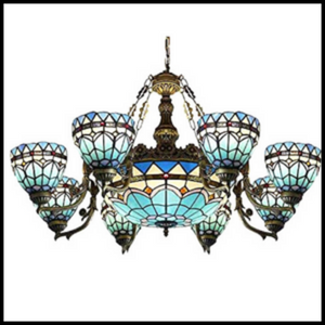 LITFAD tiffany style chandelier